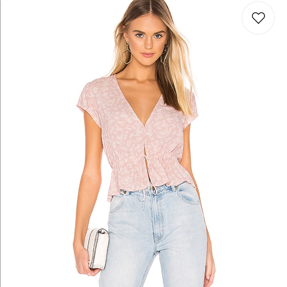 Rolla’s Revolve Pink Blouse